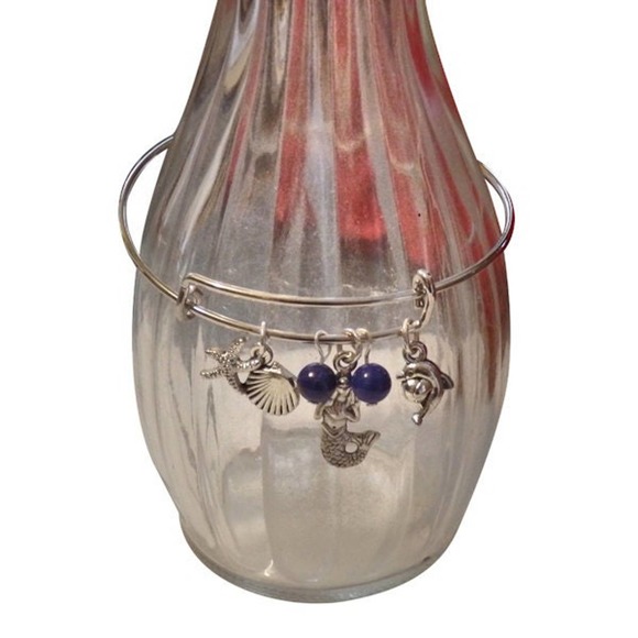 Sea Life Bangle Bracelet 3043 - Picture 2 of 5